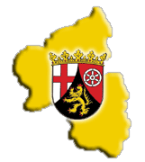 Landkarte Rheinland-Pfalz und Wappen